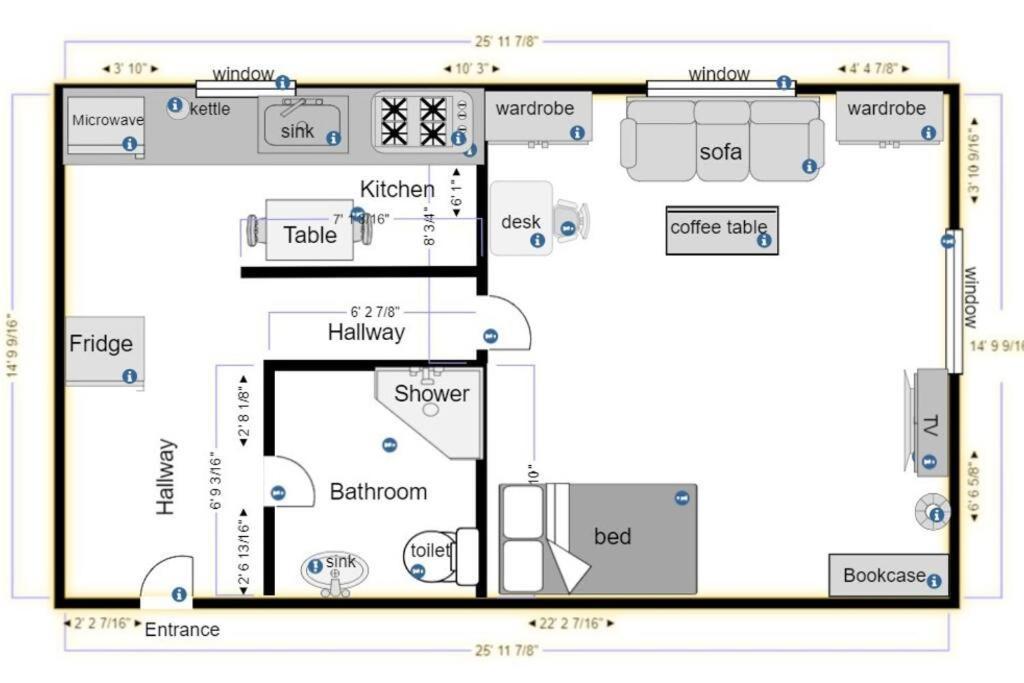 Cosy One Bedroom Flat With Free Parking & Wifi คลูจ-นาโปกา ภายนอก รูปภาพ